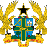 Wapenschild vlag van Ghana