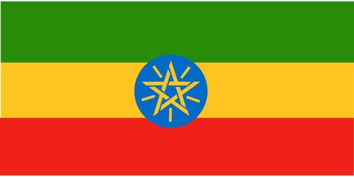 vlag van Ethiopië