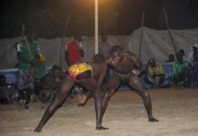 Worstelen is de nationale sport van Senegal Worstelen Senegal Casamance