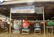 De traditie van de doodskist in Ghana Doodskisten Teshie Ghana