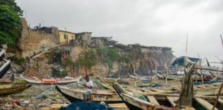 Jamestown is een wijk doordrenkt van geschiedenis en cultuur Jamestown Ghana Maarten
