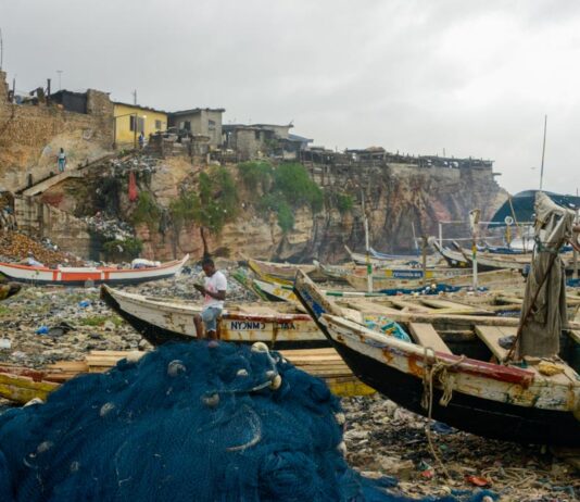 Jamestown is een wijk doordrenkt van geschiedenis en cultuur Jamestown Ghana Maarten