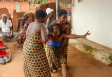 Voodoo ceremonie in Aklakou Voodoo Aklakou Togo