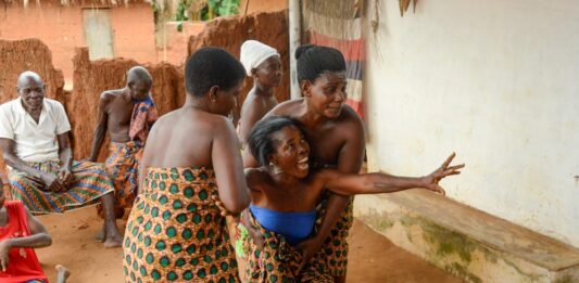 Voodoo ceremonie in Aklakou Voodoo Aklakou Togo