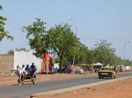 Bakel aan de oever van de Senegalrivier Bakel Senegal