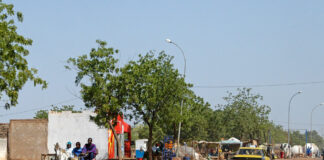 Bakel aan de oever van de Senegalrivier Bakel Senegal