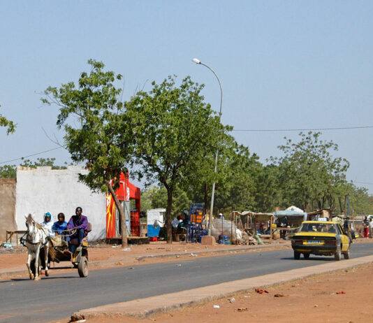 Bakel aan de oever van de Senegalrivier Bakel Senegal