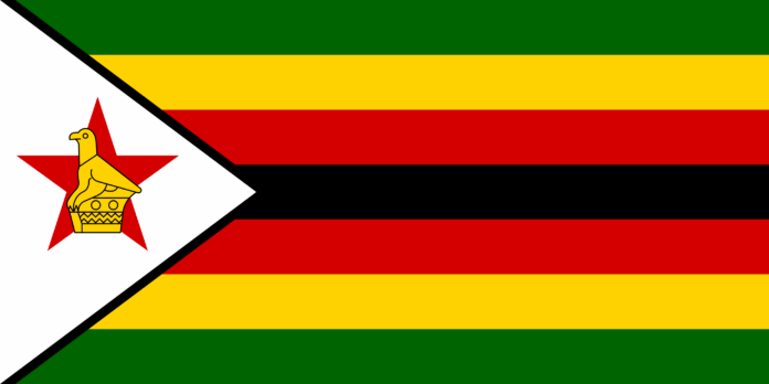 vlag van Zimbabwe vlag van Zimbabwe