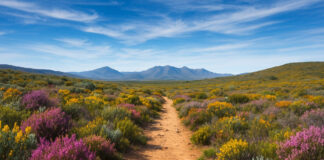 Nieuwe natuurparel in de Westkaap: Mount David Nature Reserve Fynboslandschap in Mount David Nature Reserve, Westkaap Zuid-Afrika