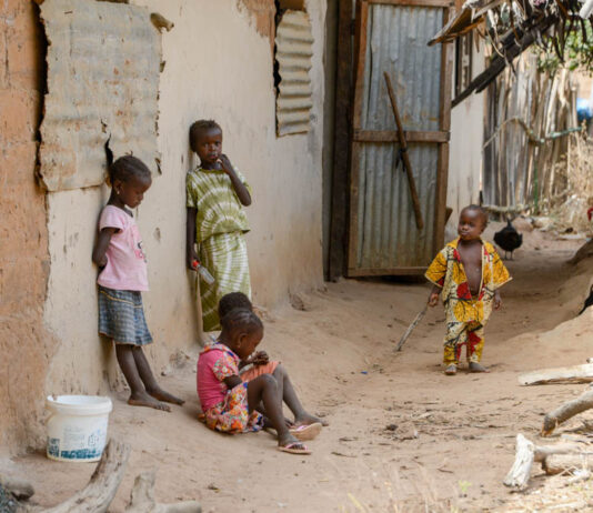 Ségou – kleurrijke stad aan de Niger Ségou Mali – stad langs de Niger-rivier met traditionele architectuur
