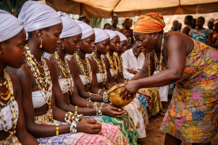 Dipo-ceremonie in Ghana