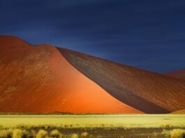 Namibwoestijn en Sossusvlei Namibwoestijn