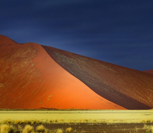 Namibwoestijn en Sossusvlei Namibwoestijn