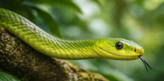 Dier uitgelicht: de smalkopmamba smalkopmamba