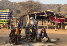 Leven in de Chalbi-woestijn Chalbi woestijn Kenia