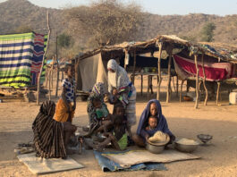 Leven in de Chalbi-woestijn Chalbi woestijn Kenia