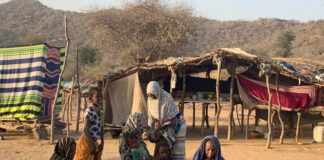 Leven in de Chalbi-woestijn Chalbi woestijn Kenia