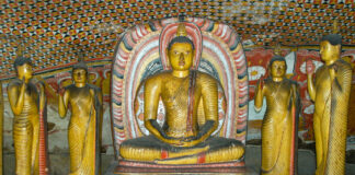 De Gouden Tempel van Dambulla Gouden tempel van Dambulla